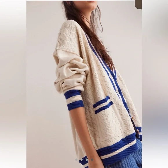 Free People We The Free Varsity Cardi - Picture 4 of 16